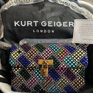 Kurt Geiger Multicolor Studded Crossbody Bag